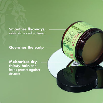 Mielle Organics Rosemary & Mint Hair Pomade - Conditioning Natural Hair Moisturizer 5 Oz