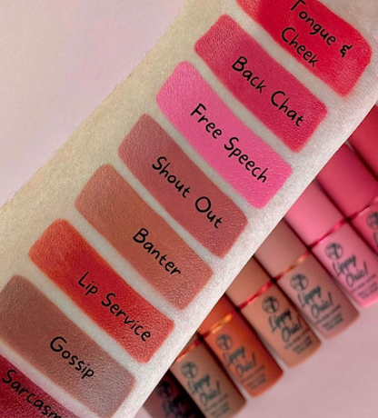 W7 Lippy Chic Ultra Creme Lipstick Lip Service Orange Nude High Pigment New
