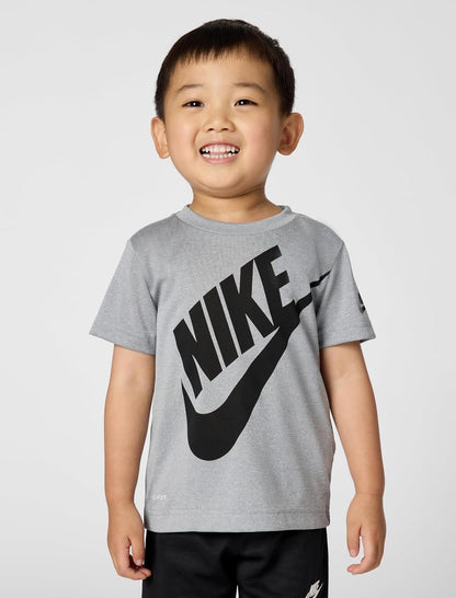 Nike Boys' Dri-FIT Sportswear T-Shirt and Mesh Shorts 2-Piece Outfit Set, 2T