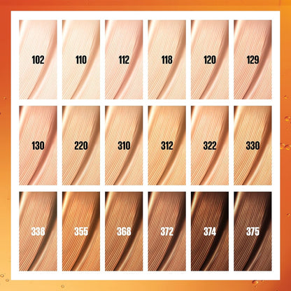 Maybelline Super Stay Up to 24HR Skin Tint, Radiant Light-to-Medium Coverage Fou
