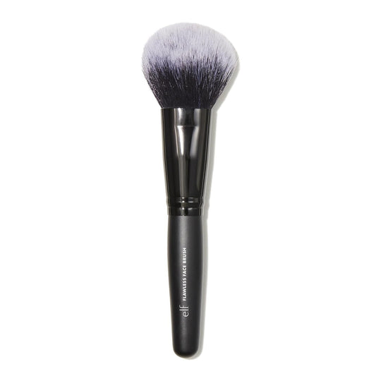 e l f Flawless Face Brush Synthetic Makeup Brush For Contour Definition Great For Powder Blush Bronzer Vegan Cruelty Free