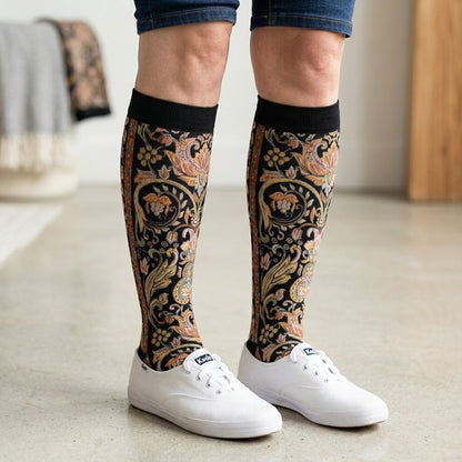 Celeste Stein Therapeutic Compression Socks, 8-15 mmHg, Black Versache