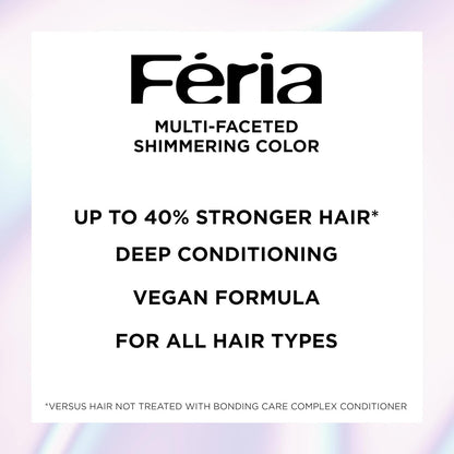 L Oreal Paris Feria Multi Faceted Shimmering Permanent Hair Color Smokey Silver Pack of 1 Hair Dye Kit