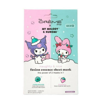 Limited Edition The Crème Shop MY MELODY & KUROMI SHEET MASK SET Hello Kitty