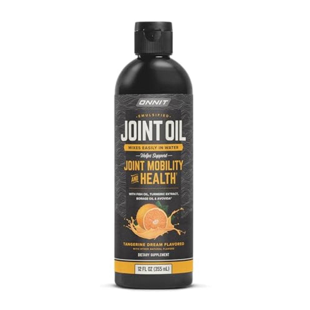 ONNIT Joint Oil - Emulsified Liquid Fish Oil to Support Joint Health and Mobility - Tangerine Flavor (12oz)