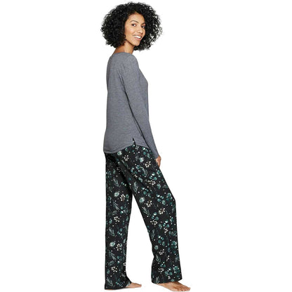 Stars Above Women's Henley Super Soft Sleep Pajama 2 Piece Set