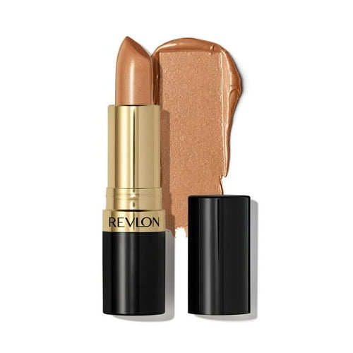 Revlon Super Lustrous Pearl Lipstick, Creamy Formula, 041 Gold Goddess