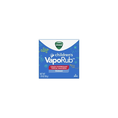 Vicks Children's VapoRub, Topical Chest Rub & Cough Suppressant, over-the-Counter Medicine, 1.76 oz