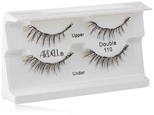 Ardell Double Magnetic False Eyelashes, Fake Eyelashes, 110 Black, 2 pairs