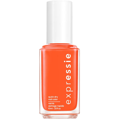 essie Expressie Nail Polish, Quick Dry Orange Nail Polish, Vegan, Catch A Vibe, 0.33 Fl Oz