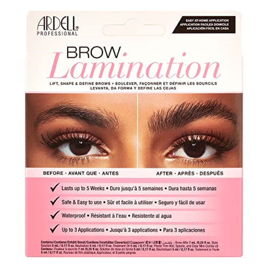 Ardell Brow Lamination Kit, Lift, Shape, and Define Brows, Waterproof, 1-pack