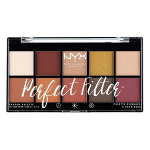 NYX PROFESSIONAL MAKEUP Perfect Filter Shadow Palette, Rustic Antique, 0.6 Ounce