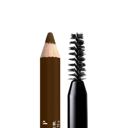 NYX PROFESSIONAL MAKEUP Powder Louder Eyebrow Pencil, Brow Pencil with Buildable Volume For Up To 12HR Wear, Vegan Formula - Espresso