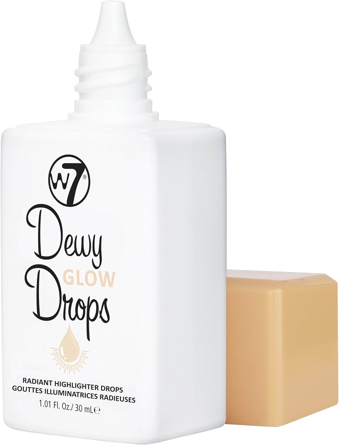 W7 Dewy Glow Radiant Highlighter Drops 30ml Liquid Face Illuminator Glow Makeup