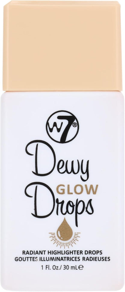W7 Dewy Glow Radiant Highlighter Drops 30ml Liquid Face Illuminator Glow Makeup