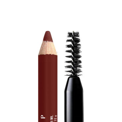 NYX PROFESSIONAL MAKEUP Powder Louder Eyebrow Pencil, Brow Pencil with Buildable Volume For Up To 12HR Wear, Vegan Formula - Black Cherry