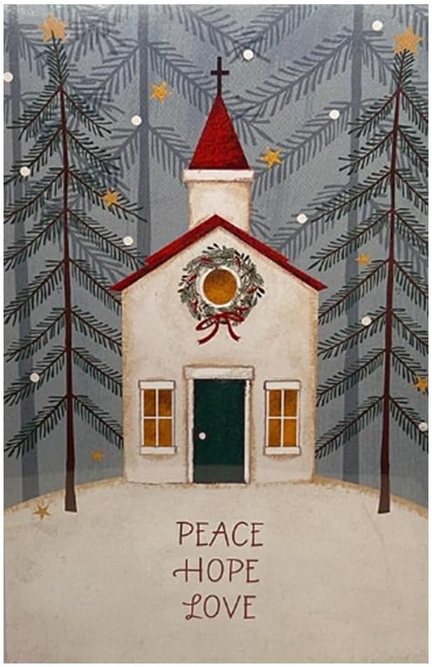 American Greetings Christmas Holiday Cards with Envelopes - 4 3/4" x 7 1/4" - (Angel 2-16 Ct)