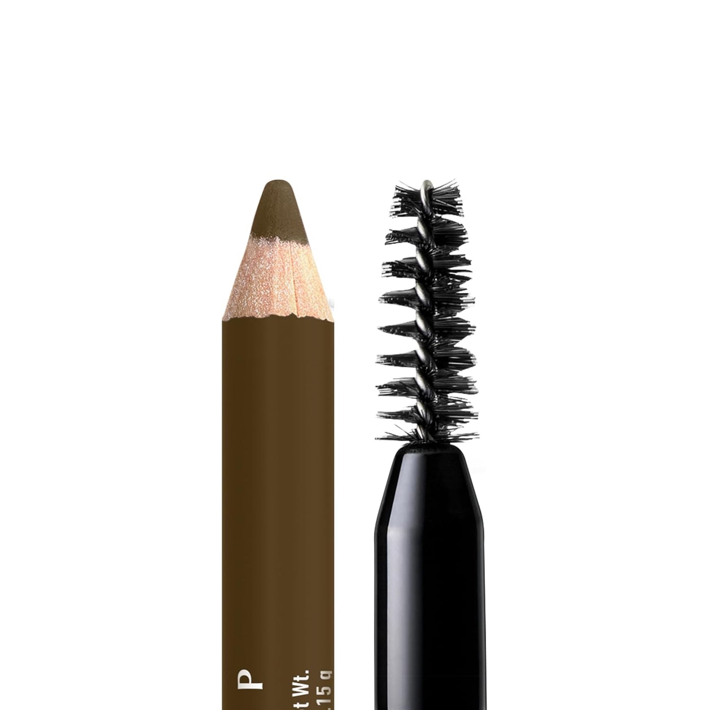 NYX PROFESSIONAL MAKEUP Powder Louder Eyebrow Pencil, Brow Pencil with Buildable Volume For Up To 12HR Wear, Vegan Formula - Taupe