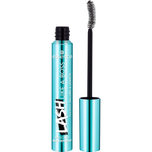 essence | Lash Like A Boss Instant Volume & Length Waterproof Mascara | Long Lasting Formula & Curved Fiber Brush | Vegan & Cruelty Free | Free From Parabens, Alcohol, & Microplastic Particles
