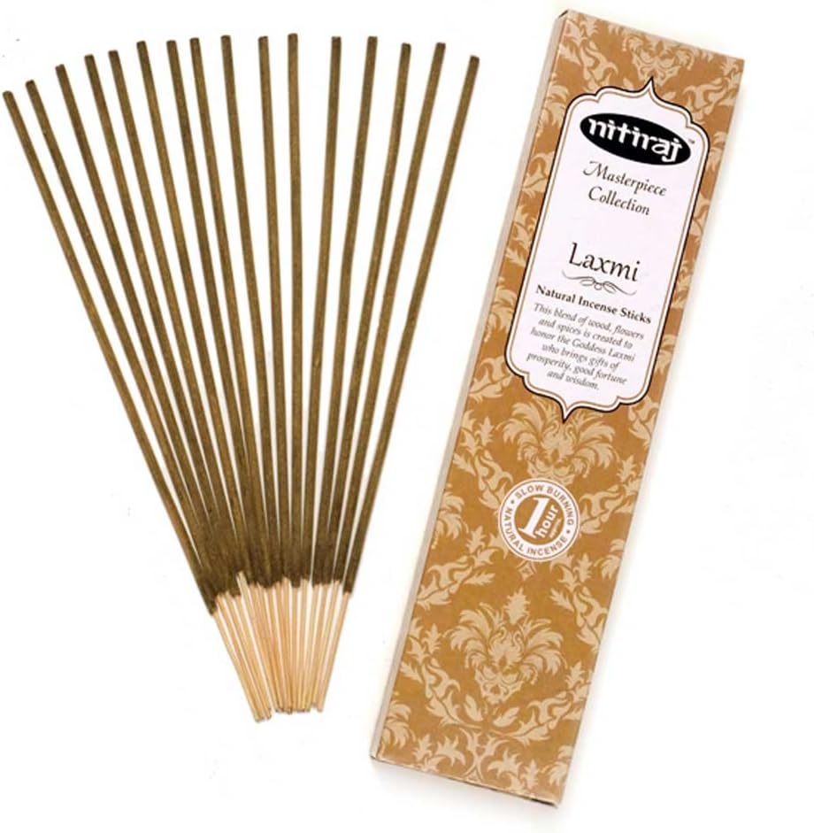 Masterpiece Collection Incense 2-Pack 25gm 1 Hour per Stick (Laxmi)