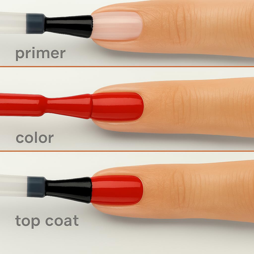 Sally Hansen Miracle Gel Beetlejuice Salon Quality Nail Polish | Gel-Like Formula, Two-Step System, No UV Light Needed, Long Lasting | Opaque, Glossy | 927 Strange And Unusual | Cherry Red Nail Color