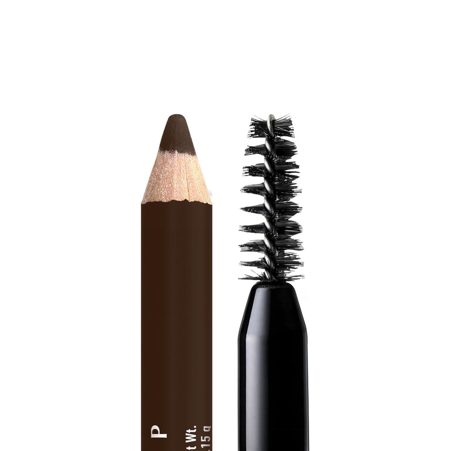 NYX PROFESSIONAL MAKEUP Powder Louder Eyebrow Pencil, Brow Pencil with Buildable Volume For Up To 12HR Wear, Vegan Formula - Brown