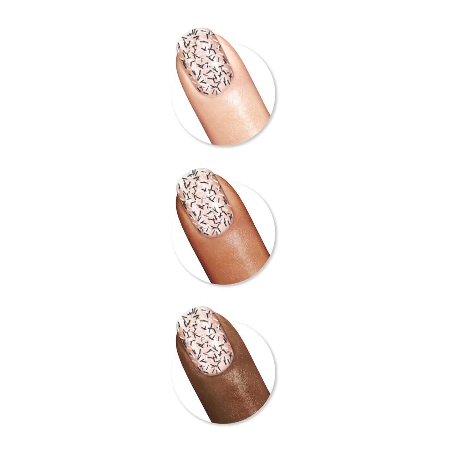 Sally Hansen Miracle Gel Beetlejuice Salon Quality Nail Polish| Gel-Like Formula, Two-Step System, No UV Light Needed, Long Lasting | Opaque, Glittery | 929 Ghost With The Most | Black Nail Polish