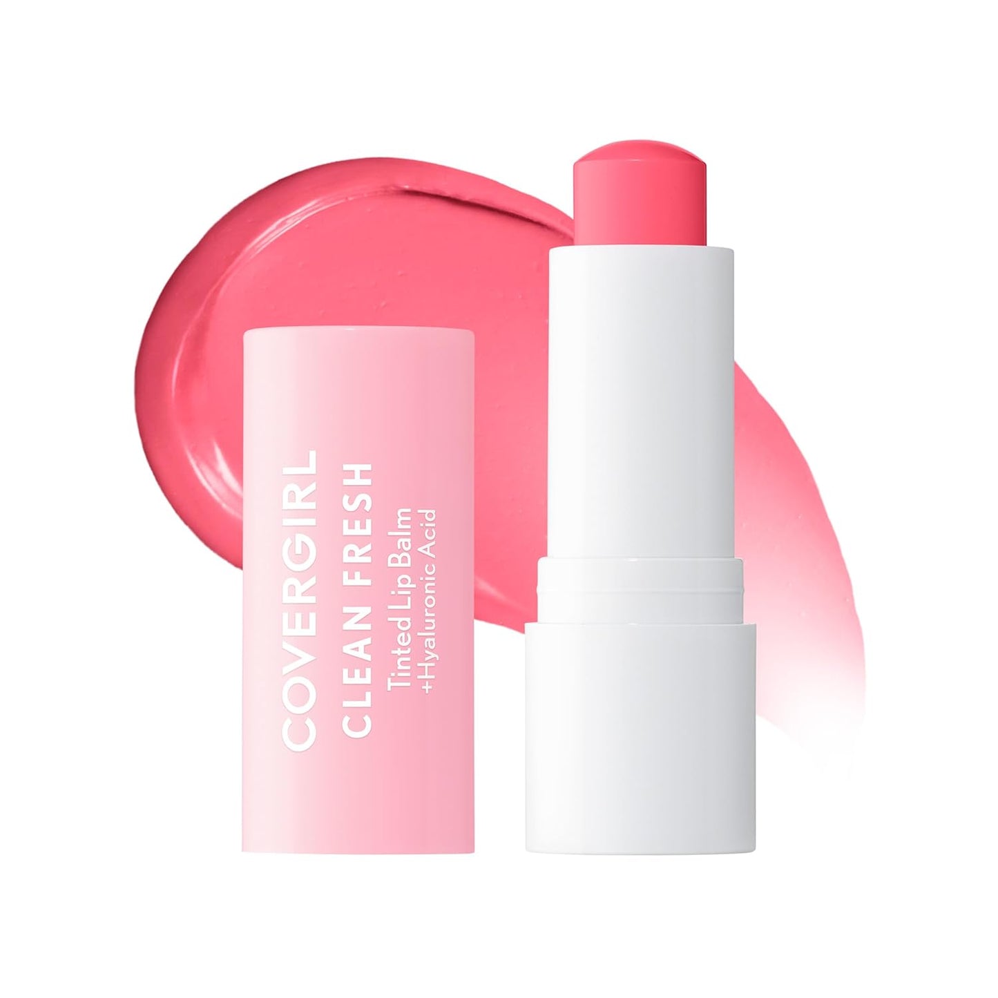 Pack of 2 CoverGirl Clean Fresh Tinted Lip Balm, Life is Pink 300