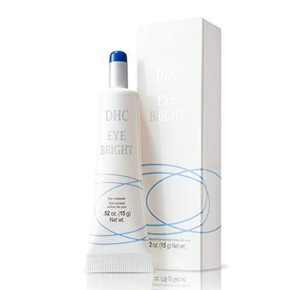 DHC Eye Bright Lightweight Eye Gel Minimizes Dark Circles and Puffy Eyes Absorbs quickly Daytime and Nighttime Use Ideal for All Skin Types, Clear, 0.52 Fl Ounce