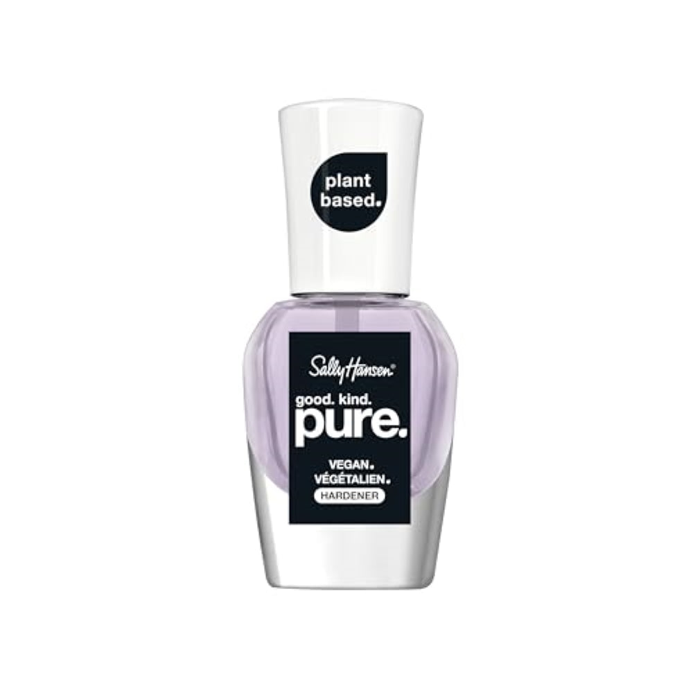 Sally Hansen Good.Kind.Pure.™ , Top Coat and Hardener, 16-free and 100% Vegan, Long Lasting, Clear Nail Polish