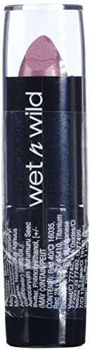 wet n wild Silk Finish Lipstick, Hydrating Rich Buildable Lip Color, Formulated with Vitamins A,E, & Macadamia for Ultimate Hydration, Cruelty-Free & Vegan - Dark Pink Frost