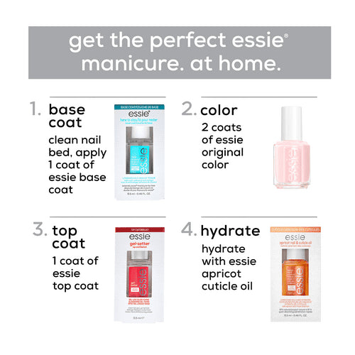 essie Nail Polish, Home By 8, Black, 0.46 fl oz Bottle