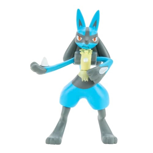 Pokemon Characters Set 8Pack 5-11cm - Pokemon Games New 2023 - Garchomp, Pikachu, Eevee, Lucario, Riolu, Munchlax, Glaceon & Leafeon -Figurine Pokemon Action Figure - Official Pokemon Toys