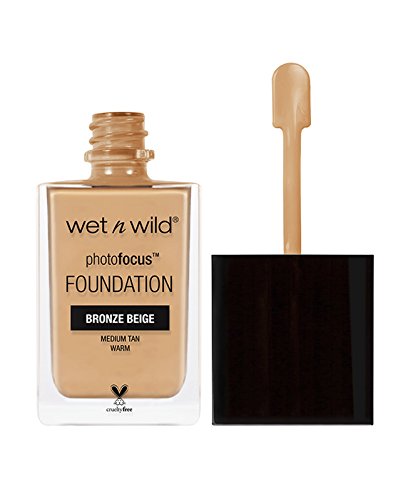 wet n wild Photo Focus Matte Liquid Foundation, Bronze Beige, Vegan & Cruelty-Free