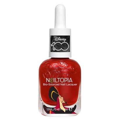 Nailtopia Bio-Sourced Chip Free Nail Lacquer Disney Collection, Jafar, 0.41 oz - All Natural - Vegan - Strengthening - Quick-Dry - Long Lasting - Cruelty-Free - Nail Polish