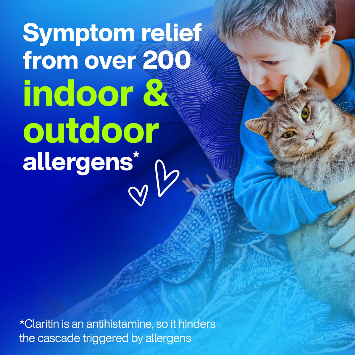 Children's Claritin 24 Hour Non-Drowsy Allergy Relief, Loratadine Antihistamine Bubblegum Chewable Tablets, Dye-free, 30 Count