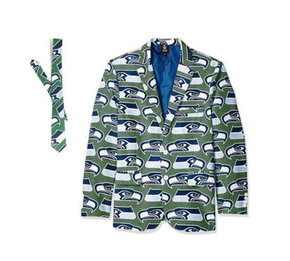 Shinesty Life of the Party Football Teams Fan Suit Jacket and Tie