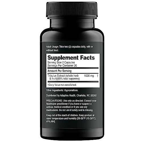 Nugenix Essentials Tribulus Terrestris for Men Extract - 95% Total Saponins, 1000mg High Potency, Extra Strength, 60 Count