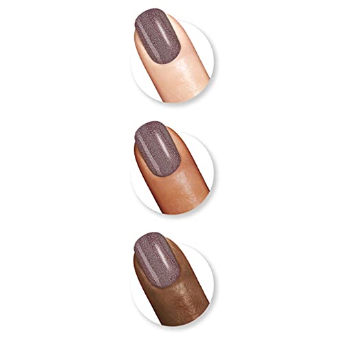 Sally Hansen Miracle Gel™, Adrenaline Crush, Long Lasting, Gel-Like Formula, No UV Lamp Needed, Grey Glitter Nail Polish
