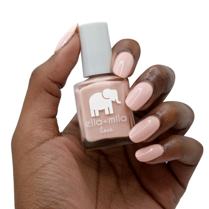ella+mila Professional Nail Polish - Quick Dry Nail Polish - Long-Lasting & Chip Resistant Formula (Love Collection - Pour the Bubbly - 0.45 fl oz)