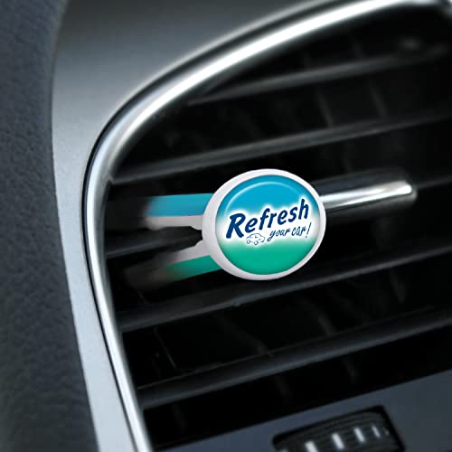 2 Refresh your car Odor Eliminating Vent Stick Air Freshener Hawaiian Sunrise