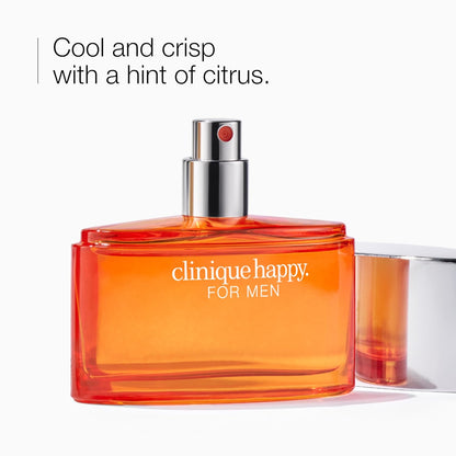 Clinique Happy For Men Eau de Toilette Cologne Spray | Notes of Kaffir Lime + Mandarin | Cologne for Men