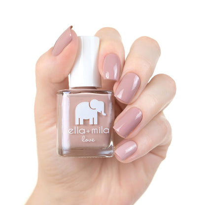 ella+mila Professional Nail Polish - Quick Dry Nail Polish - Long-Lasting & Chip Resistant Formula (Love Collection - Pour the Bubbly - 0.45 fl oz)