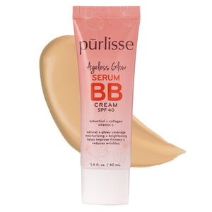 Purlisse Ageless Glow Serum BB Cream SPF 40, 1.4 fl oz (Medium Warm)