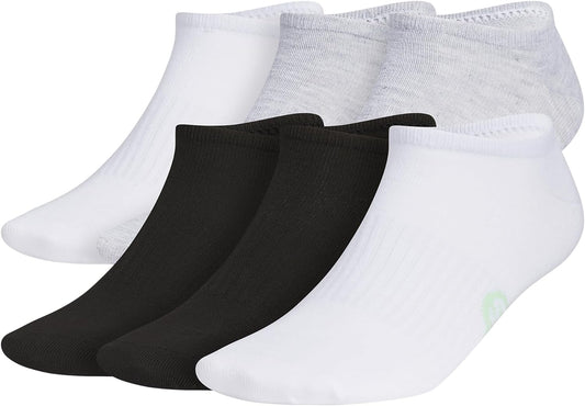 Superlite Classic No Show Socks low-profile fit, arch-compression and lightweight breathable construction (6-Pair)