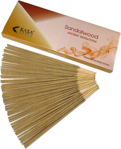 Kasa Style Premium Incense Sticks 100gr Natural No Chemicals Slow One-Hour Burning