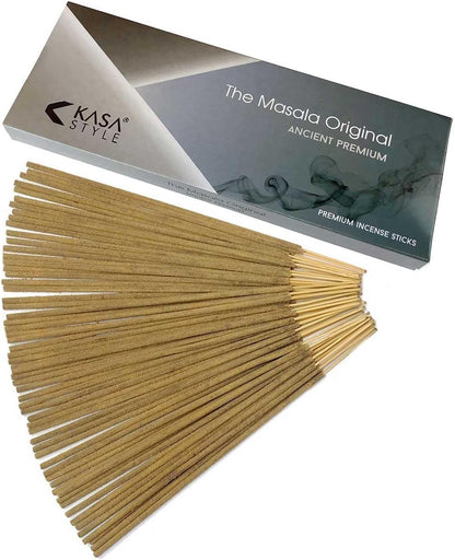 Kasa Style Premium Incense Sticks 100gr Natural No Chemicals Slow One-Hour Burning