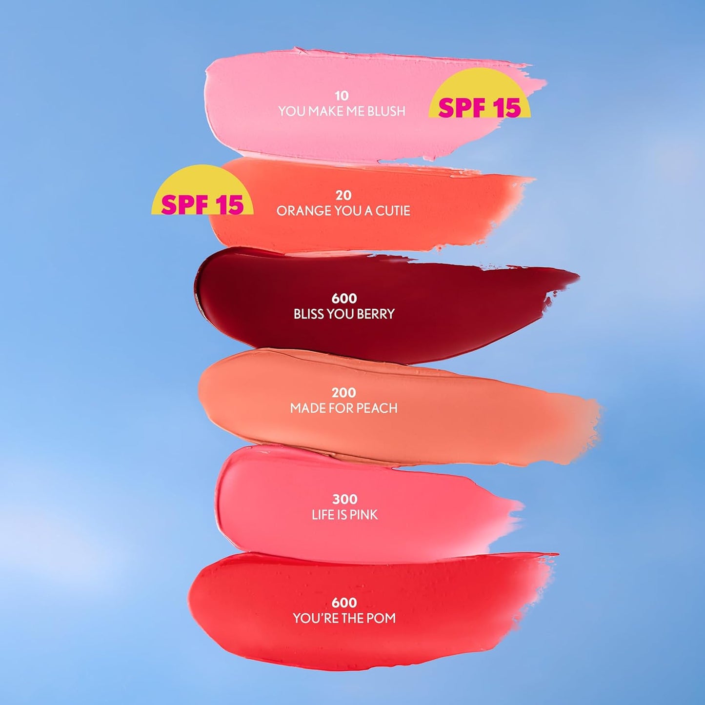 COVERGIRL Clean Fresh Tinted Lip Balm SPF 15-10 - You Make Me Blush, with Mineral Sunscreen, Moisturizing, Vegan Formula, 0.14oz