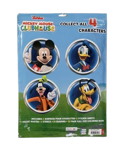 Disney Junior Mickey Surprise Play Pack Grab & Go Activity Book- Collect All Four Characters