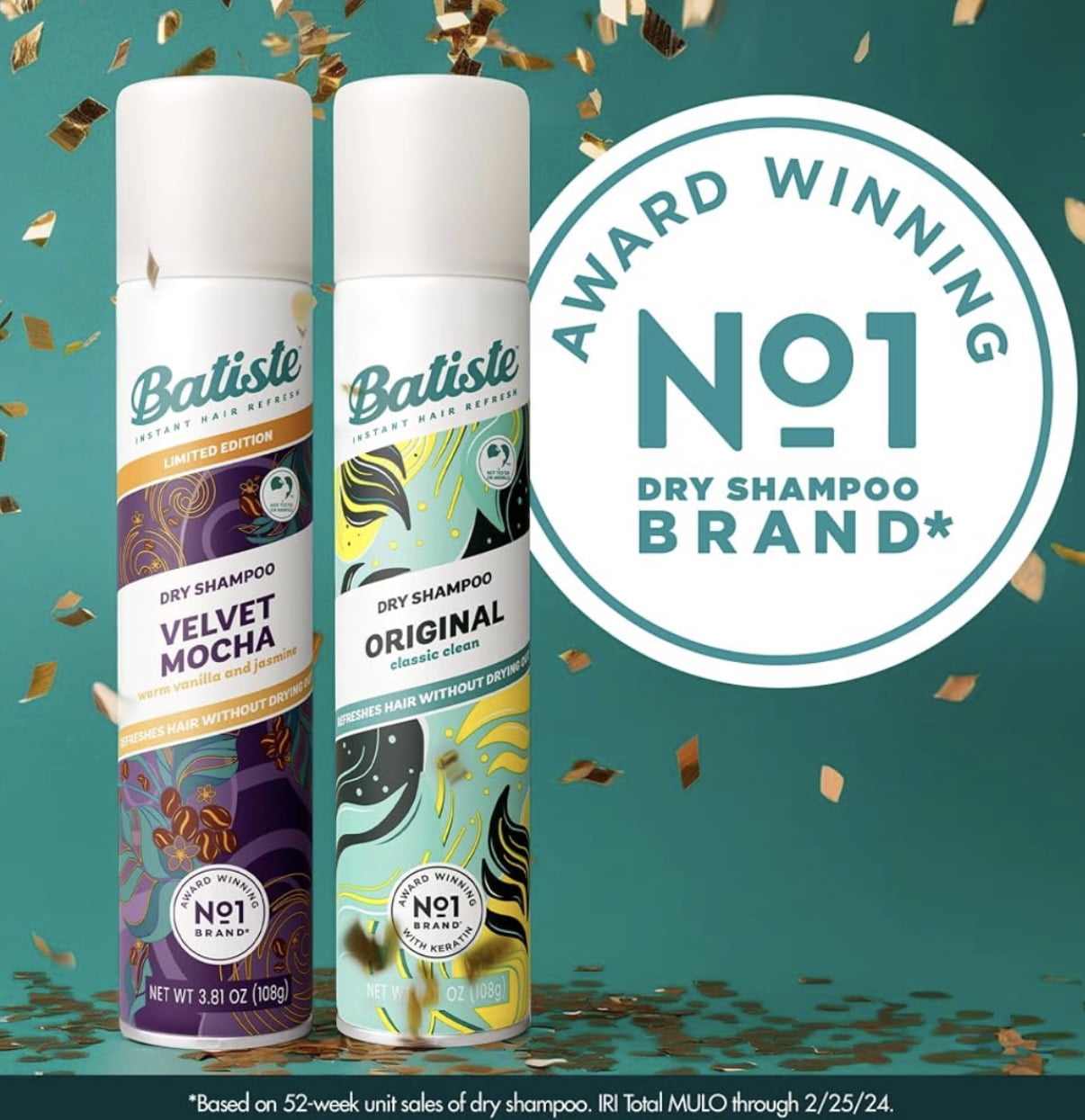 Batiste Limited Edition Dry Shampoo Velvet Mocha 3.81oz